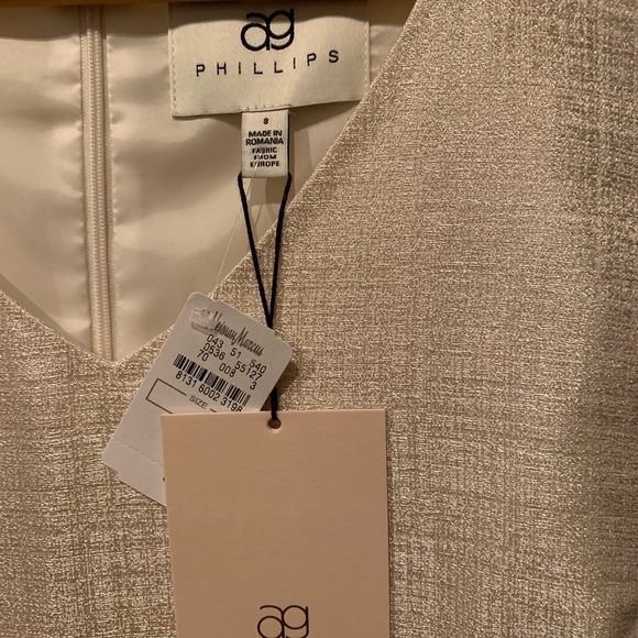 Neiman Marcus AG Phillips Beautiful Wedding Dress or Mother of the Bride size 8 - Picture 2 of 5